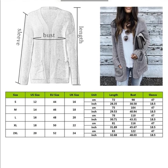 Cozy Cardigan Sweater - Picture 2 of 2